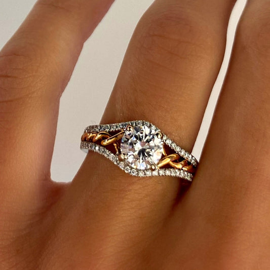 Roset 14K Gold "Edith" Engagement Ring