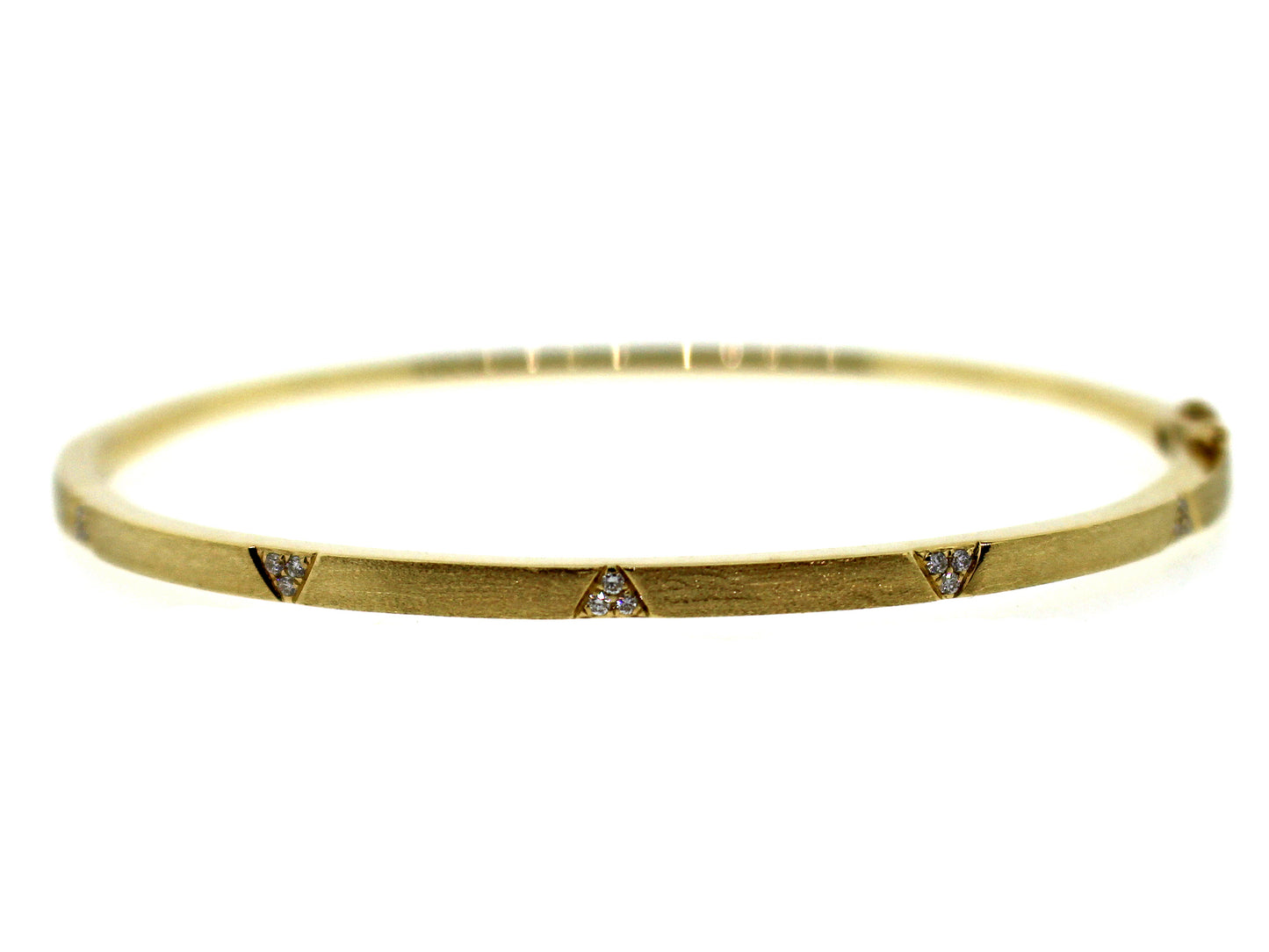 DILAMANI  - Diamond Triangle Bangle Bracelet