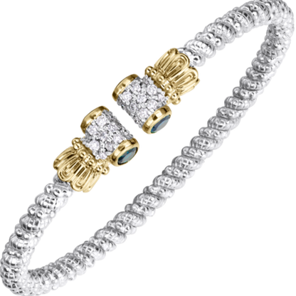 Vahan 14K Gold & Sterling Silver Bracelet with Diamonds 23678DIO04