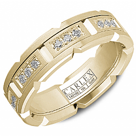 Carlex 18K Gold Luxury Wedding Band CX1-0023WW