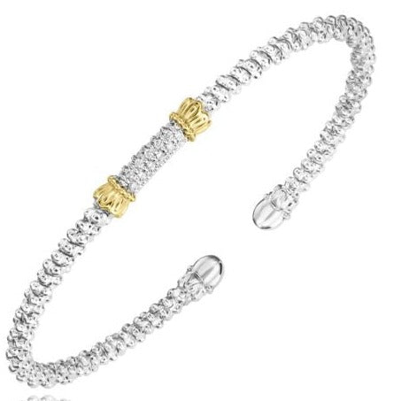 Vahan 14K Gold & Sterling Silver Bracelet with Diamonds 23776D02