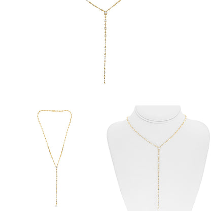 ROSET Opulence 14k Yellow Gold Lariat Necklace