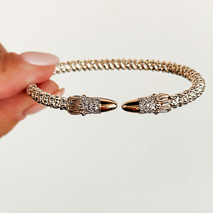 Vahan 14K Gold & Sterling Silver Bracelet with Diamonds 23705D03