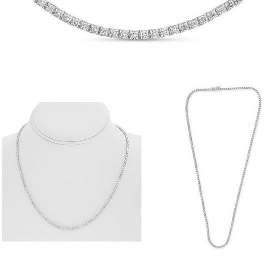 ROSET Opulence 14K White Gold Riviera Necklace