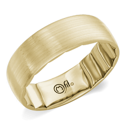 MFit 14K Yellow Gold Sandpaper Band MF-004Y7