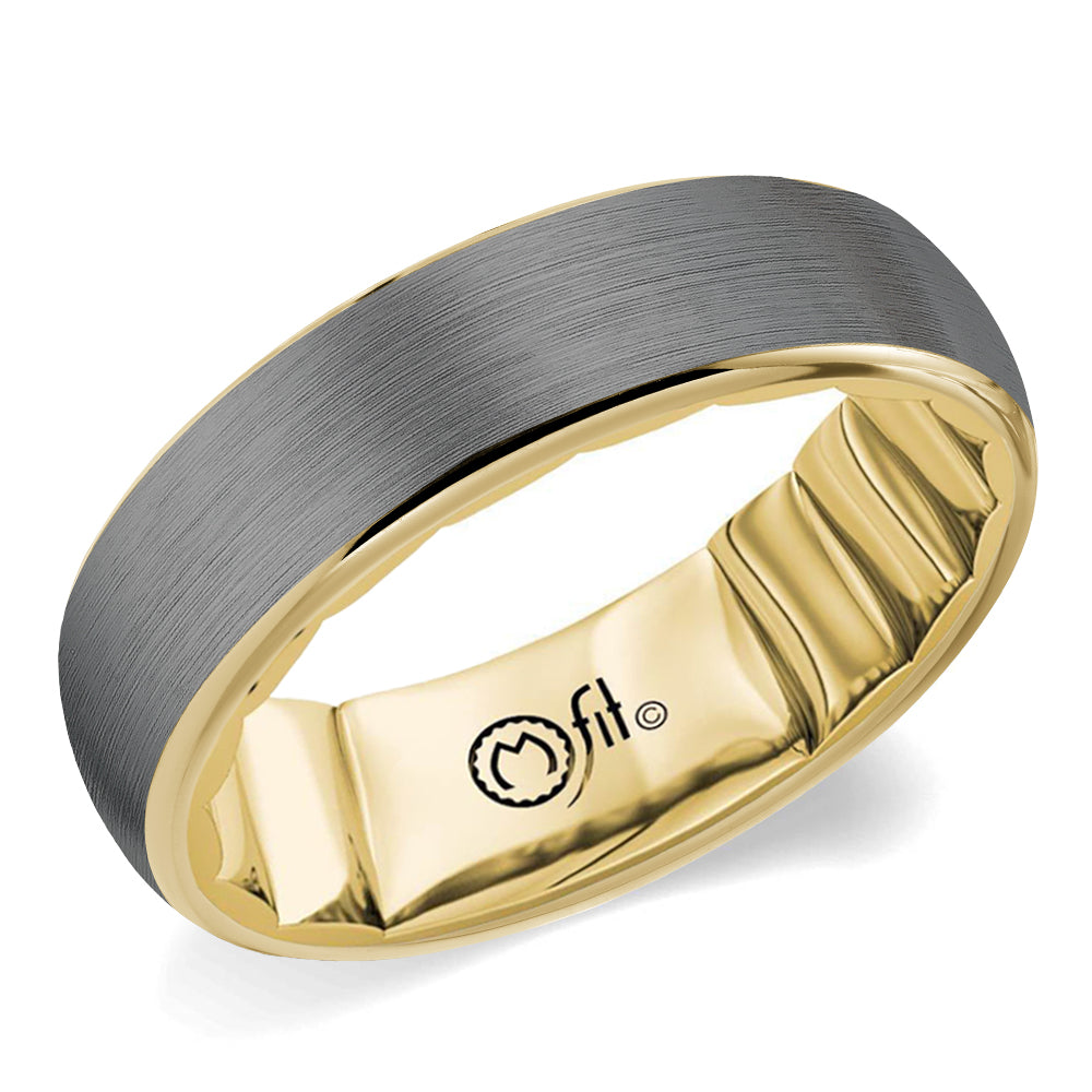 MFit 14K Gold and Grey Tantalum Band MF-044TY6