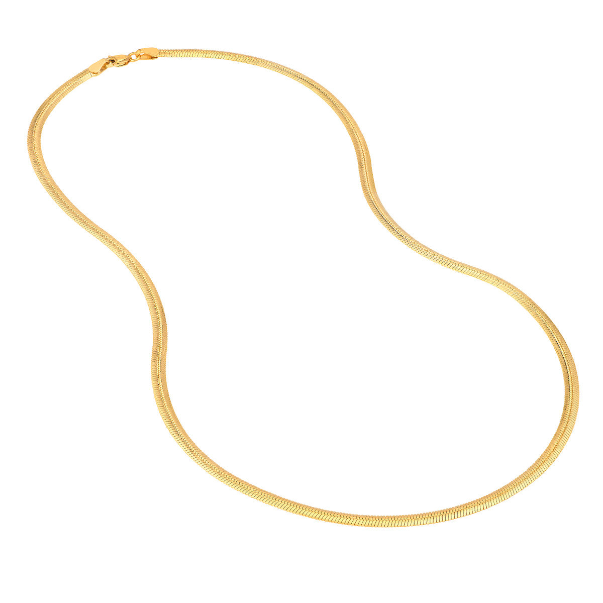 Roset Gold Label Oval Snake Chain