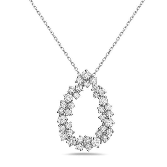 Bassali - Kya 14K White Gold Diamond Necklace