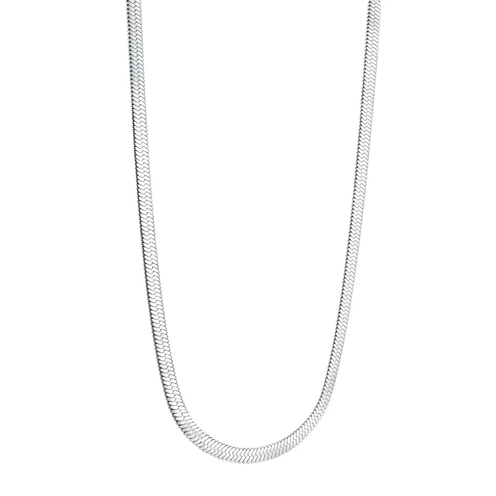 ITALGEM 4mm Herringbone Necklace SWN5