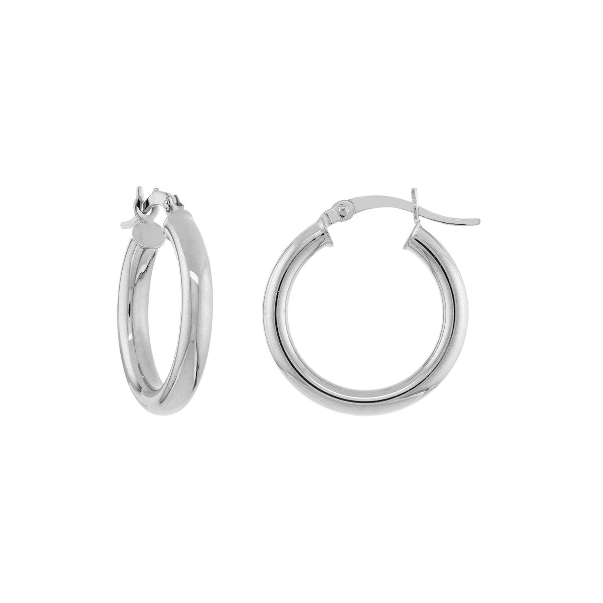 Roset Gold Label Lil Lennie Gold Polished Hoops