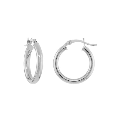 Roset Gold Label Lil Lennie Gold Polished Hoops