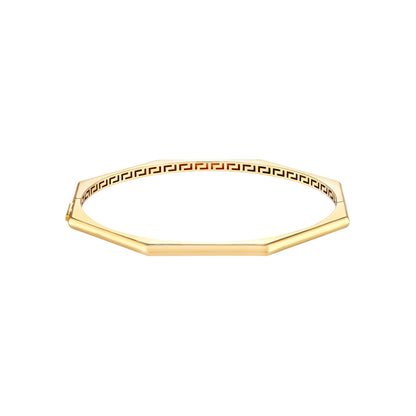 Roset Gold Label Geometric Octagon Bangle