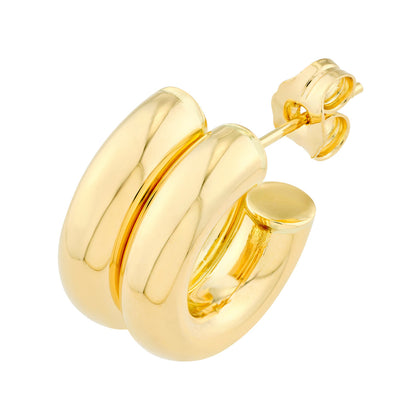 Roset Gold Label 'Mady' Double Hoop Earring