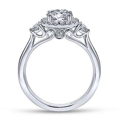 Noelle - 1.0ct Round Light Pink Diamond Engagement Ring