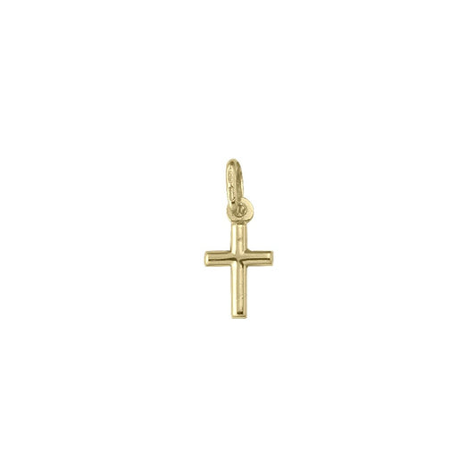 10k Yellow Gold Mini Cross Pendant