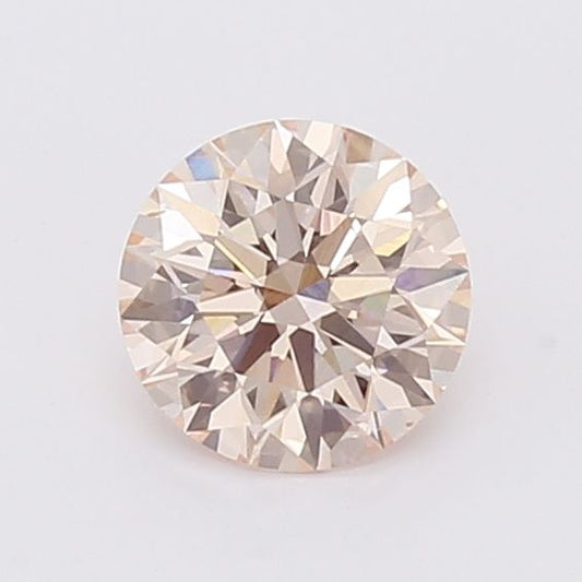 1.00ct Roset Z777 Lab Grown Round Fancy Light Pink Diamond