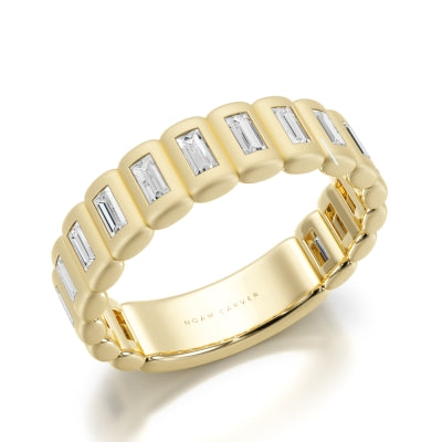 Noam Carver GLOW Straight Baguette Diamond Band