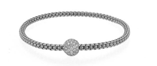 Hulchi Belluni Pave Diamond Stretch Bracelet 21323