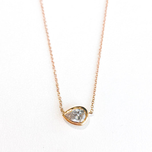 Forevermark Pear Shaped Diamond Necklace