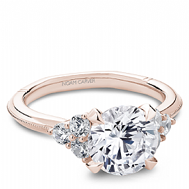 Noam Carver Atelier 14K Rose Gold Engagement Ring A023-01R