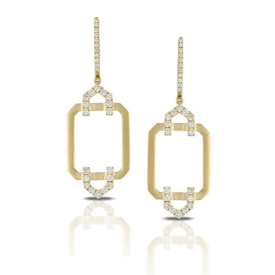 Doves 18K Gold Diamond Earrings