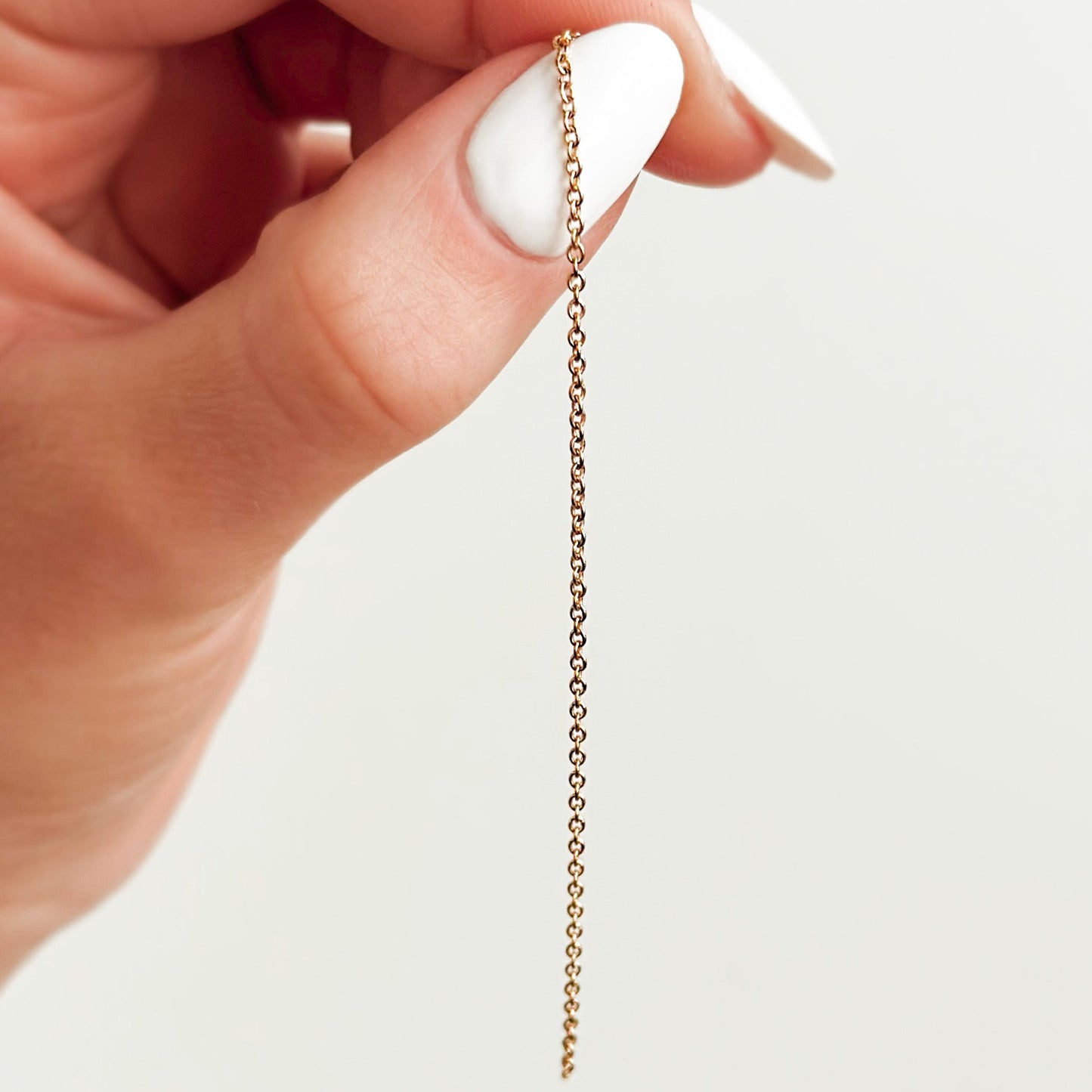 FUSE DROPS - 10K Yellow Gold Solid Cable Chain