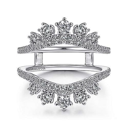 Gabriel & Co. - 14K White Gold Diamond Ring Enhancer