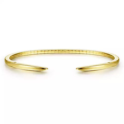 14k Yellow Gold Split Cuff Bracelet