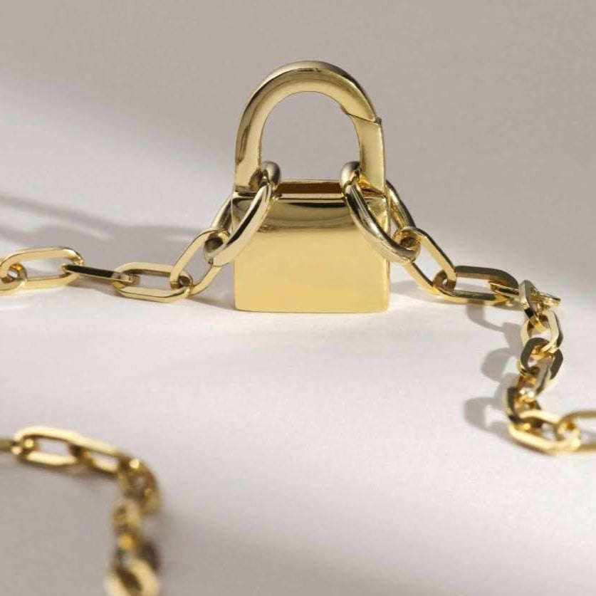 Roset Gold Label "Norah" Padlock Shaped Push Lock