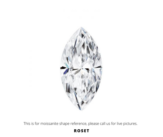 Loose Moissanite Marquise Cut