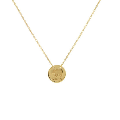 Roset Gold Label "Mama Bear" Necklace