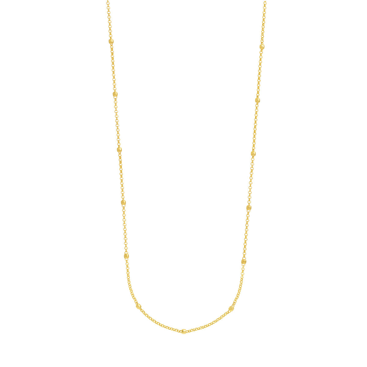 Roset Gold Label Adara Bead Station Necklace