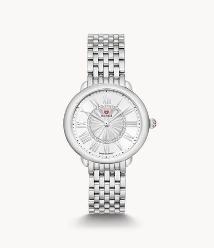 MICHELE - Serein Mid Stainless Diamond Dial Watch