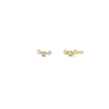 FUSE by Roset - 10K Gold Astra Stud Earrings