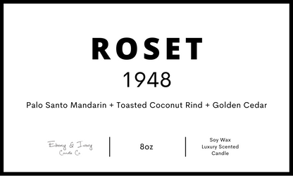Roset 1948 Candle - 8oz