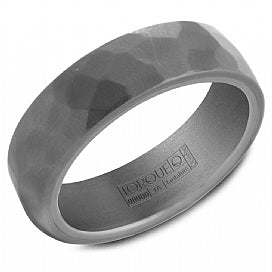 Crown Ring Torque - Tantalum Men's Wedding Band - TA-005-7M