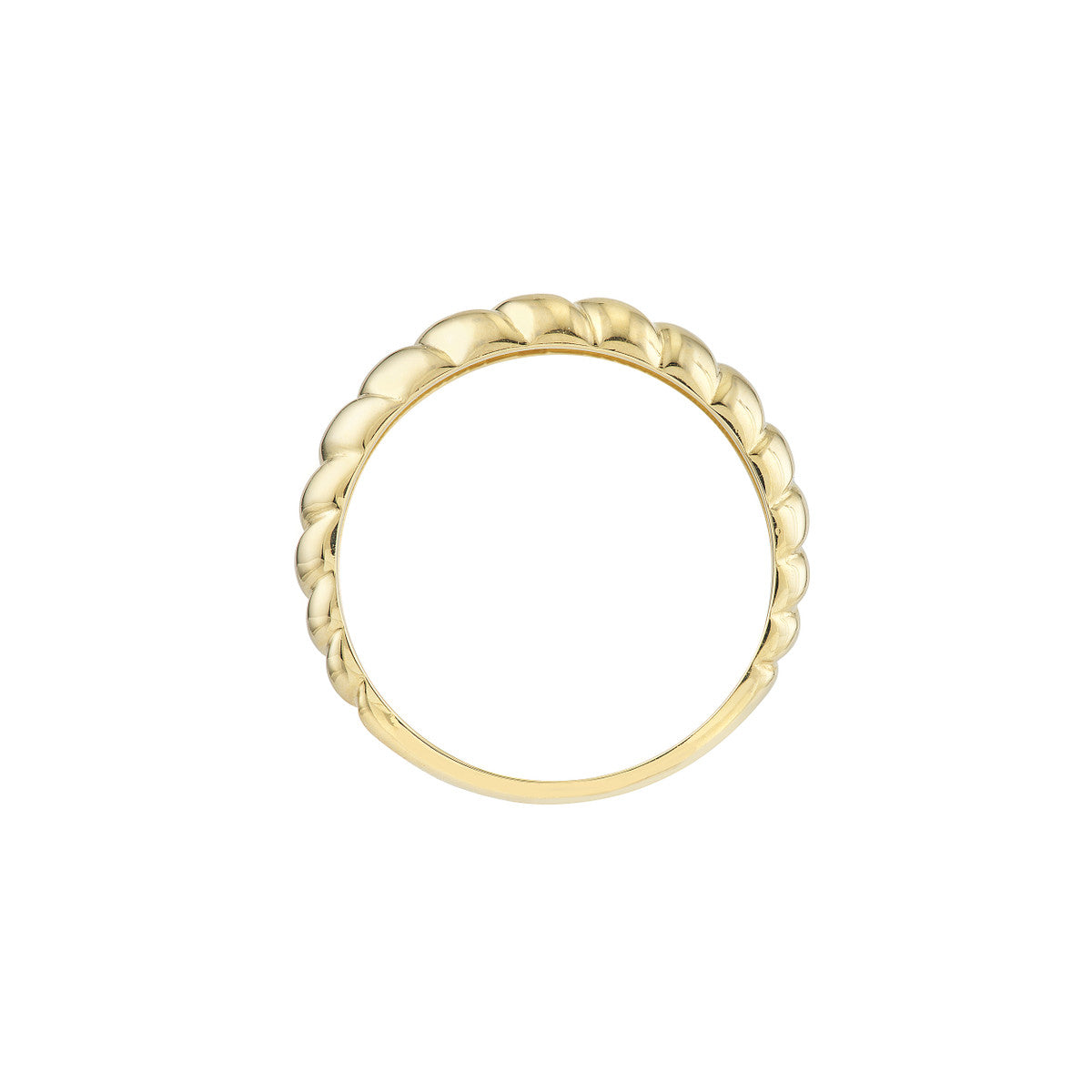 Roset Gold Label Croissant 14K Gold Ring