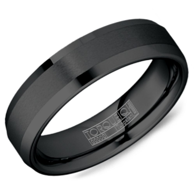 Crown Ring Tungsten Carbide -  Men's Wedding Band TU-00510