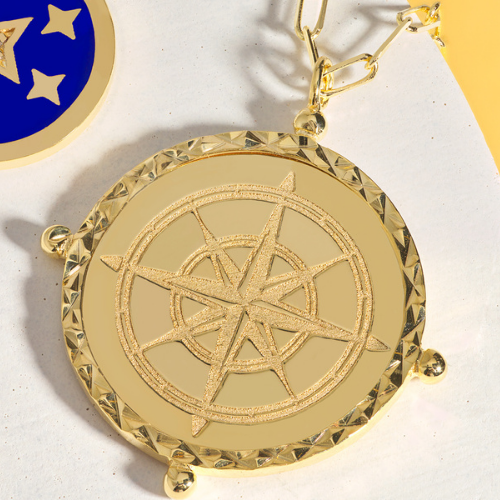 Roset Gold Label Navigator Compass Medallion