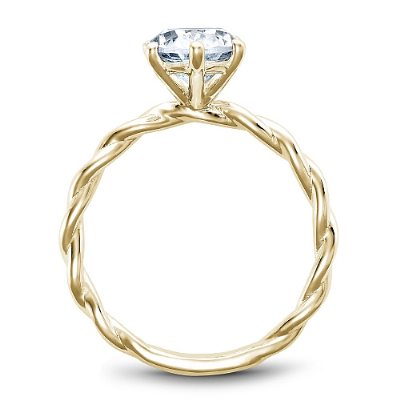 Noam Carver 14K Yellow  Oval Gold Engagement Ring B167-01YM