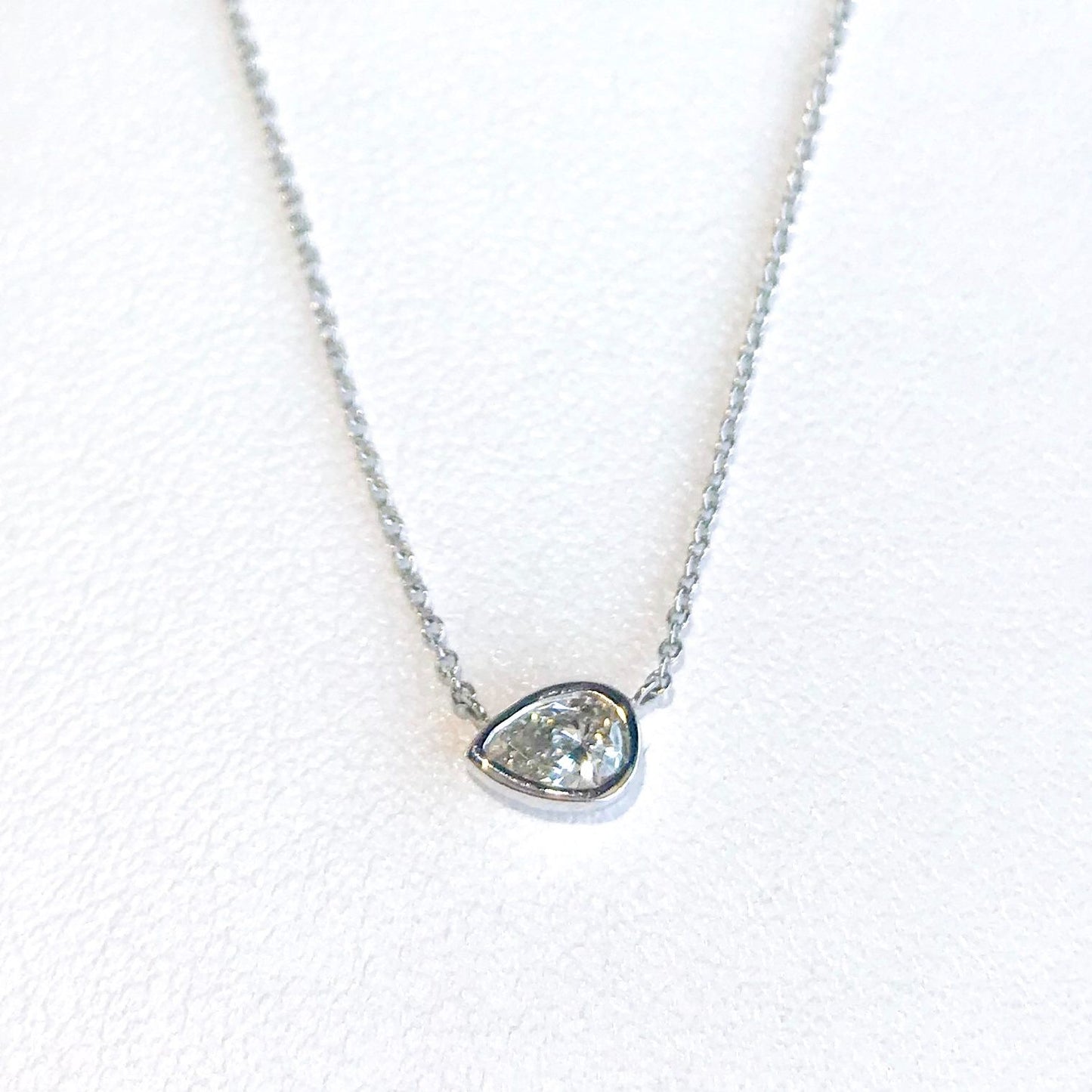 Forevermark Pear Shaped Diamond Necklace