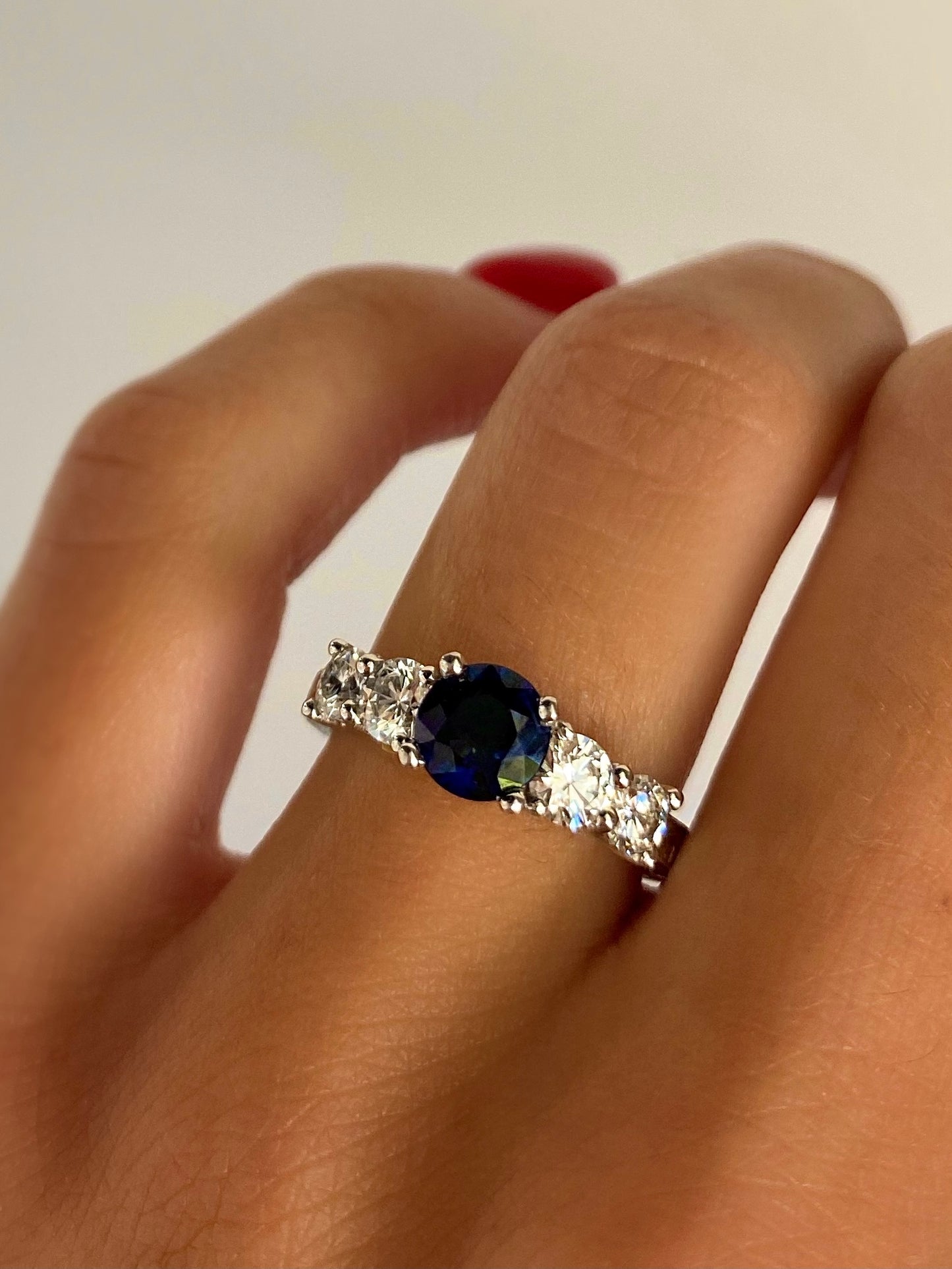 Roset Blue Sapphire Ring