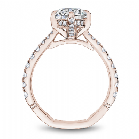Atelier By Noam Carver 14K Rose Gold Engagement Ring A014-02RM