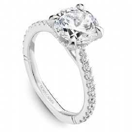 Atelier By Noam Carver 14K White Gold Engagement Ring With Diamonds A021-01WM